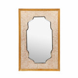 Hickok Traditional Handcrafted Embossed Rectangular Mirror by Christopher Knight Home - 42.00" L x 28.00" W x 1.75" D