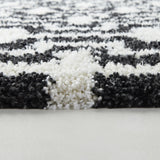 Hideki Modern Geometric Shag Area Rug