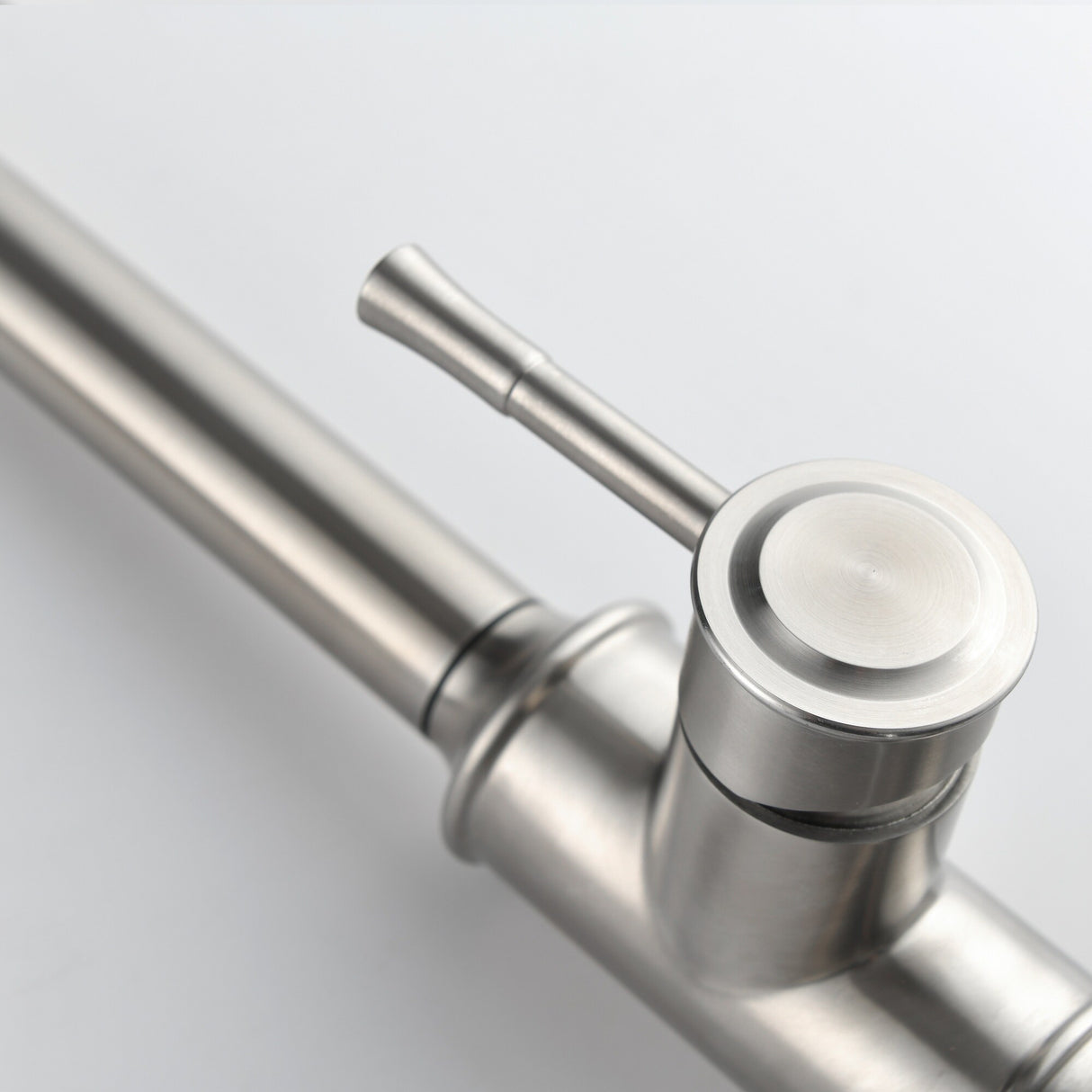 High Arc Stainless Steel Kitchen Faucet with Pull Down Sprayer