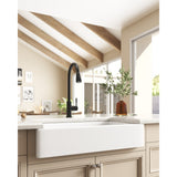 High Arc Stainless Steel Touch Control Kitchen Sink Faucet with 2-Function Sprayer