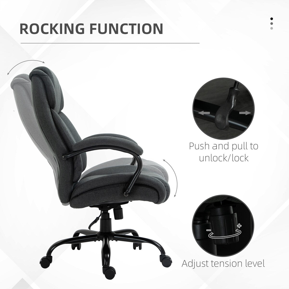 High Back Big and Tall Executive Office chair