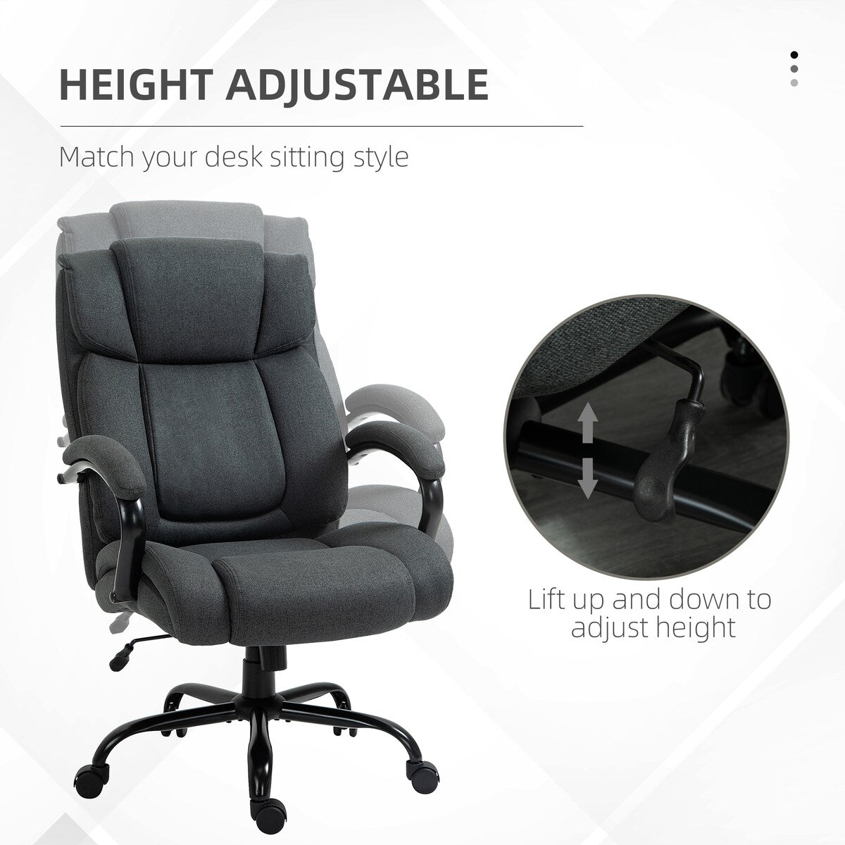 High Back Big and Tall Executive Office chair