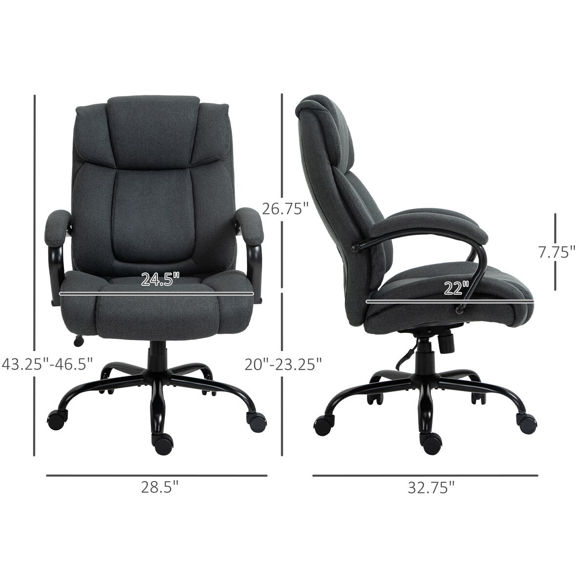 High Back Big and Tall Executive Office chair