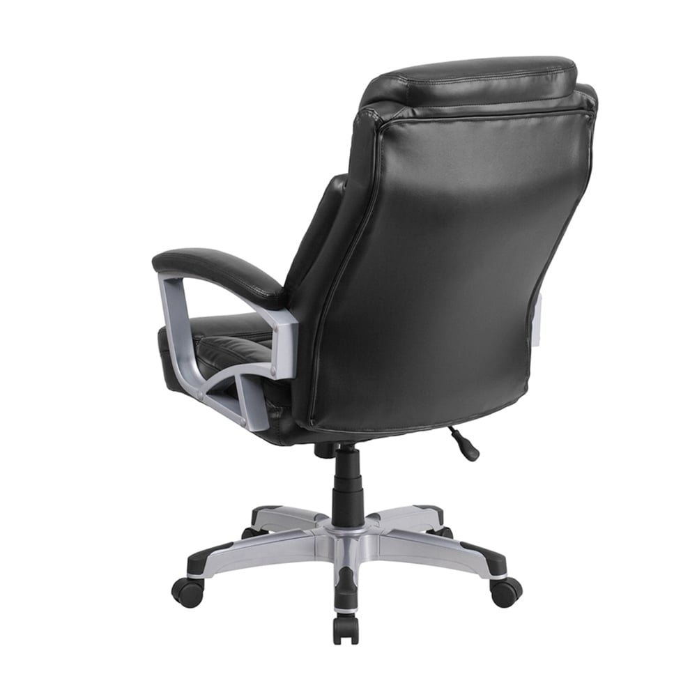 High Back Design Big and Tall Black Fabric Executive Office Chair