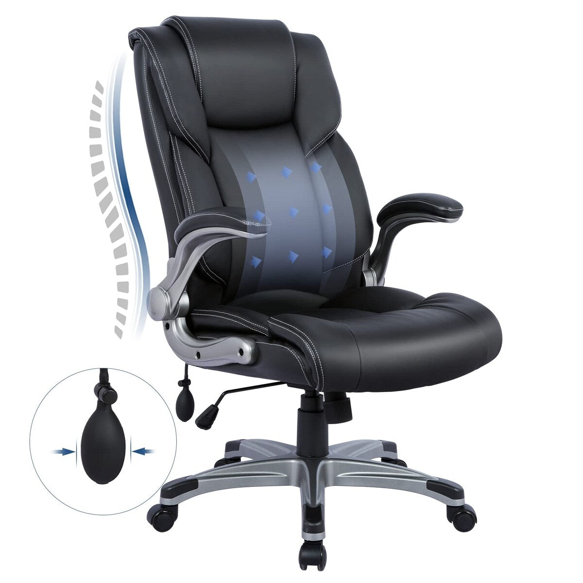 High back executive office chair hotsell