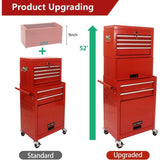 Rolling Tool Chest Storage Cabinet Tool Box with Wheels & 6 Drawers