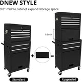 Rolling Tool Chest Storage Cabinet Tool Box with Wheels & 6 Drawers