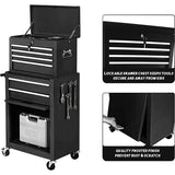 Rolling Tool Chest Storage Cabinet Tool Box with Wheels & 6 Drawers