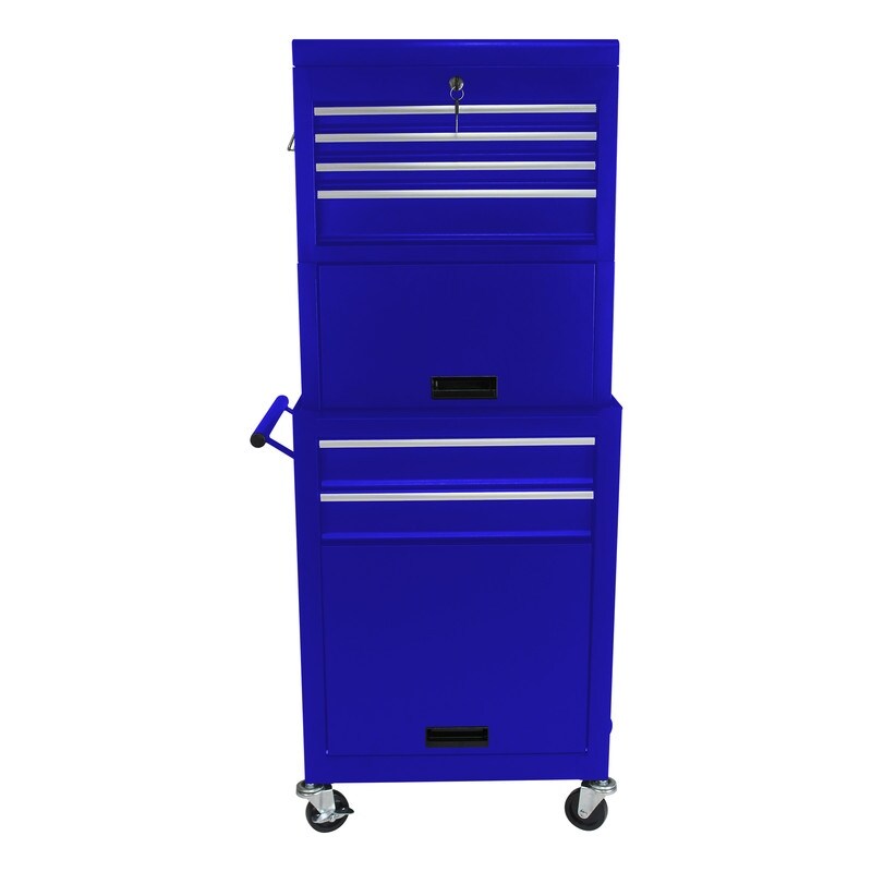 Rolling Tool Chest Storage Cabinet Tool Box with Wheels & 6 Drawers