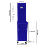 Rolling Tool Chest Storage Cabinet Tool Box with Wheels & 6 Drawers