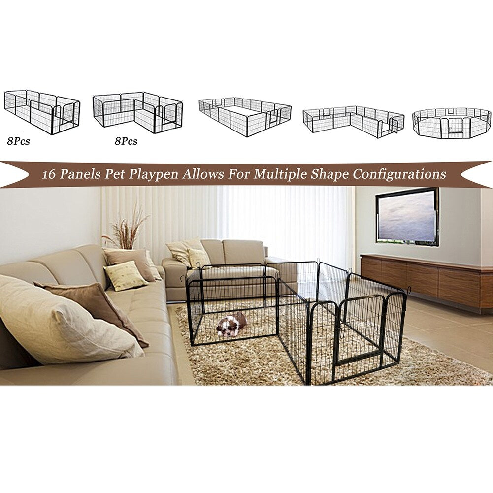High Quality Large Indoor Metal Run Fence/Iron Pet Dog Playpen