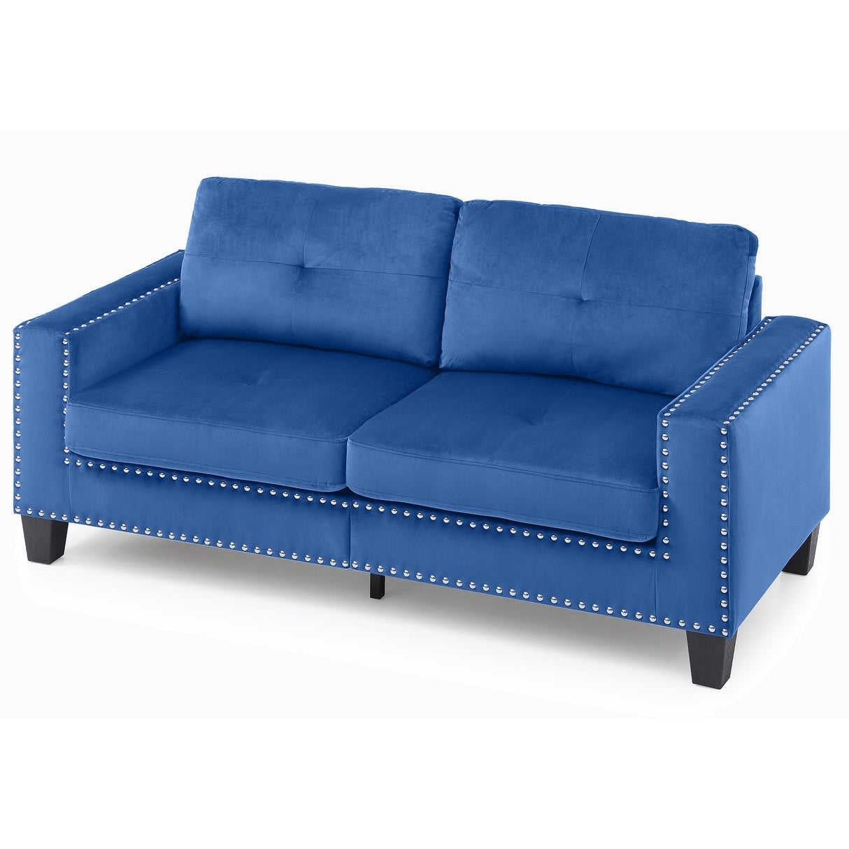 High Quality Velvet with Nailhead trim Sofa
