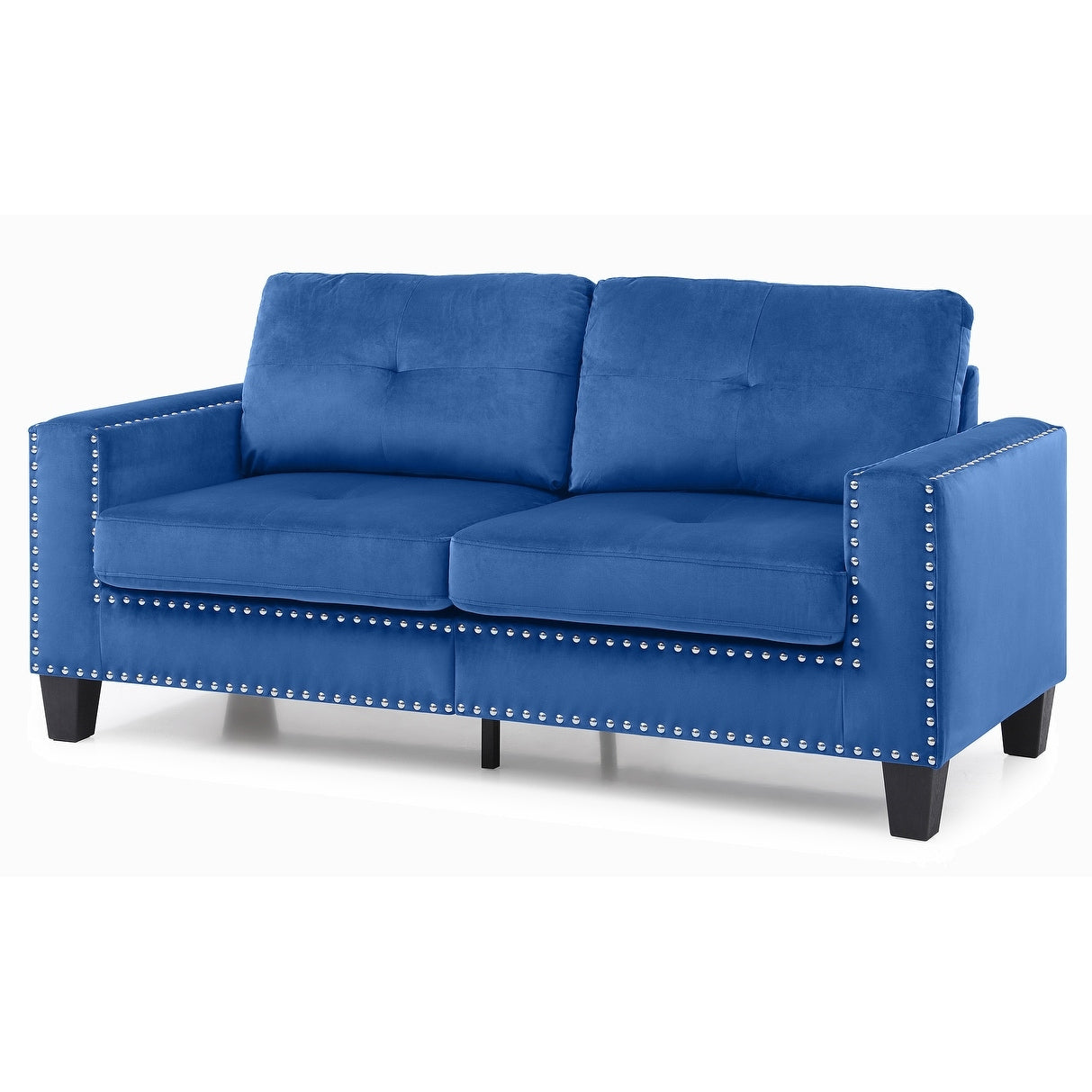 High Quality Velvet with Nailhead trim Sofa