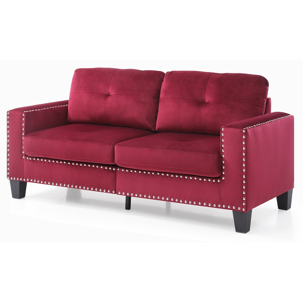 High Quality Velvet with Nailhead trim Sofa