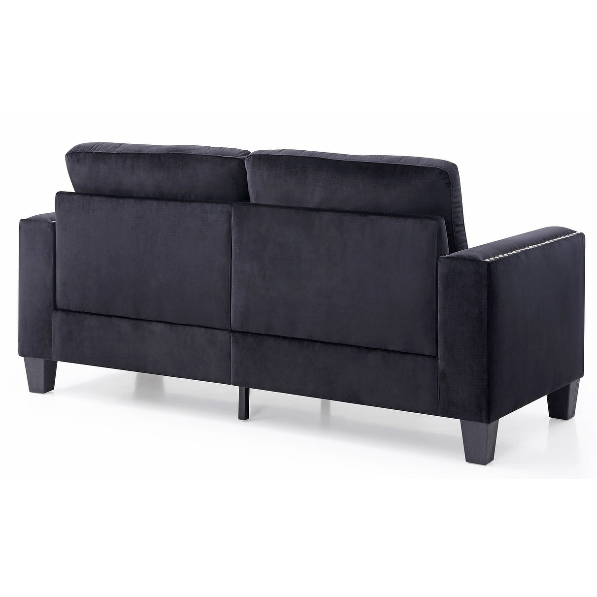 High Quality Velvet with Nailhead trim Sofa