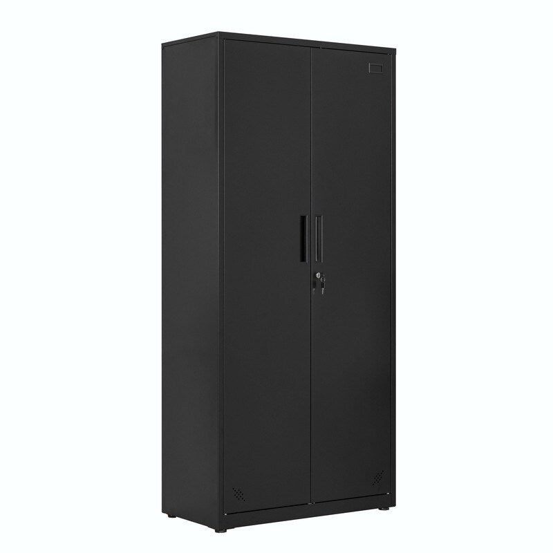 High Storage Cabinet with 2 Doors and 4 Partitions