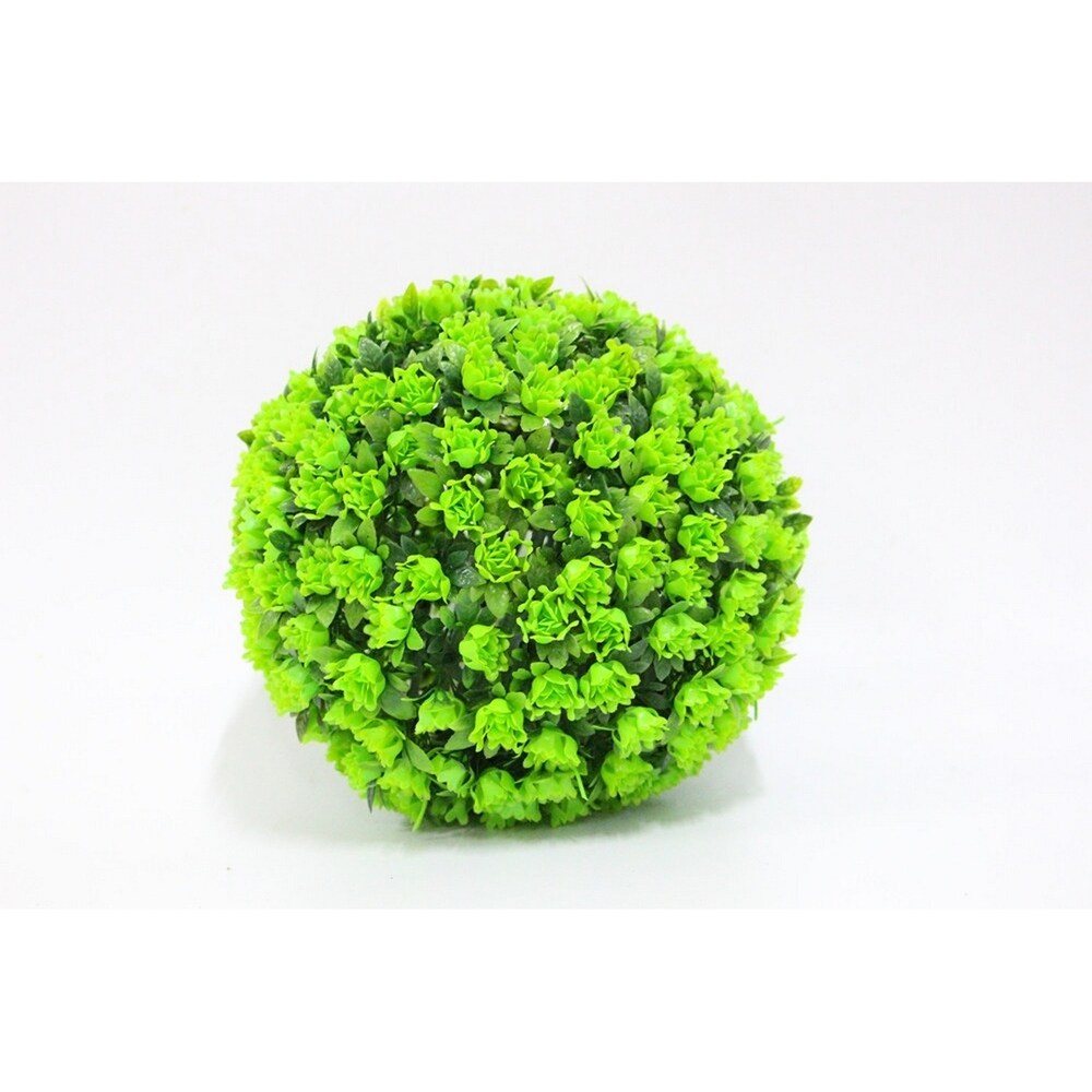 HighlanderHome Artificial Decorative Flower Ball, 11"H x 11"W x 11"D - 11inch(1pc)