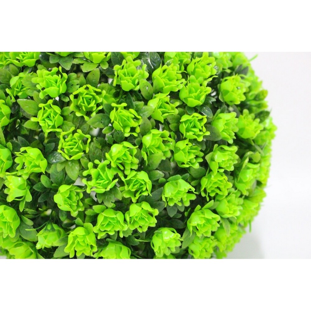 HighlanderHome Artificial Decorative Flower Ball, 11"H x 11"W x 11"D - 11inch(1pc)