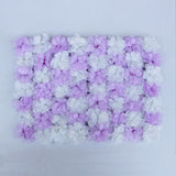 HighlanderHome Assorted Silk Flowers Wall Backdrop Panels,24"x17"/pc - 24pc