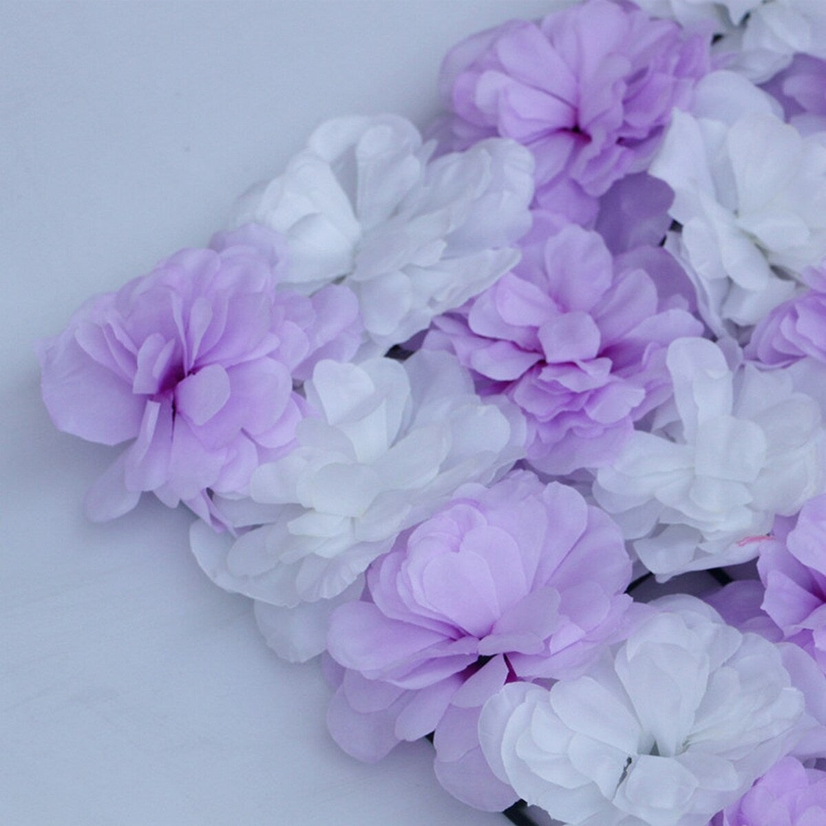HighlanderHome Assorted Silk Flowers Wall Backdrop Panels,24"x17"/pc - 24pc