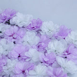 HighlanderHome Assorted Silk Flowers Wall Backdrop Panels,24"x17"/pc - 24pc