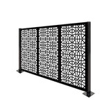 HighlanderHome Freestanding Modular Metal Privacy Screen, 4FtX 6Ft