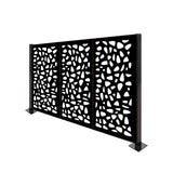 HighlanderHome Freestanding Modular Metal Privacy Screen, 4FtX 6Ft