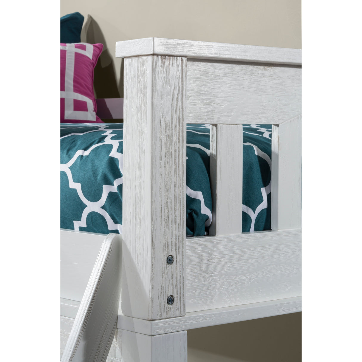 Hillsdale Kids and Teen Highlands Wood Twin Loft Bed, White
