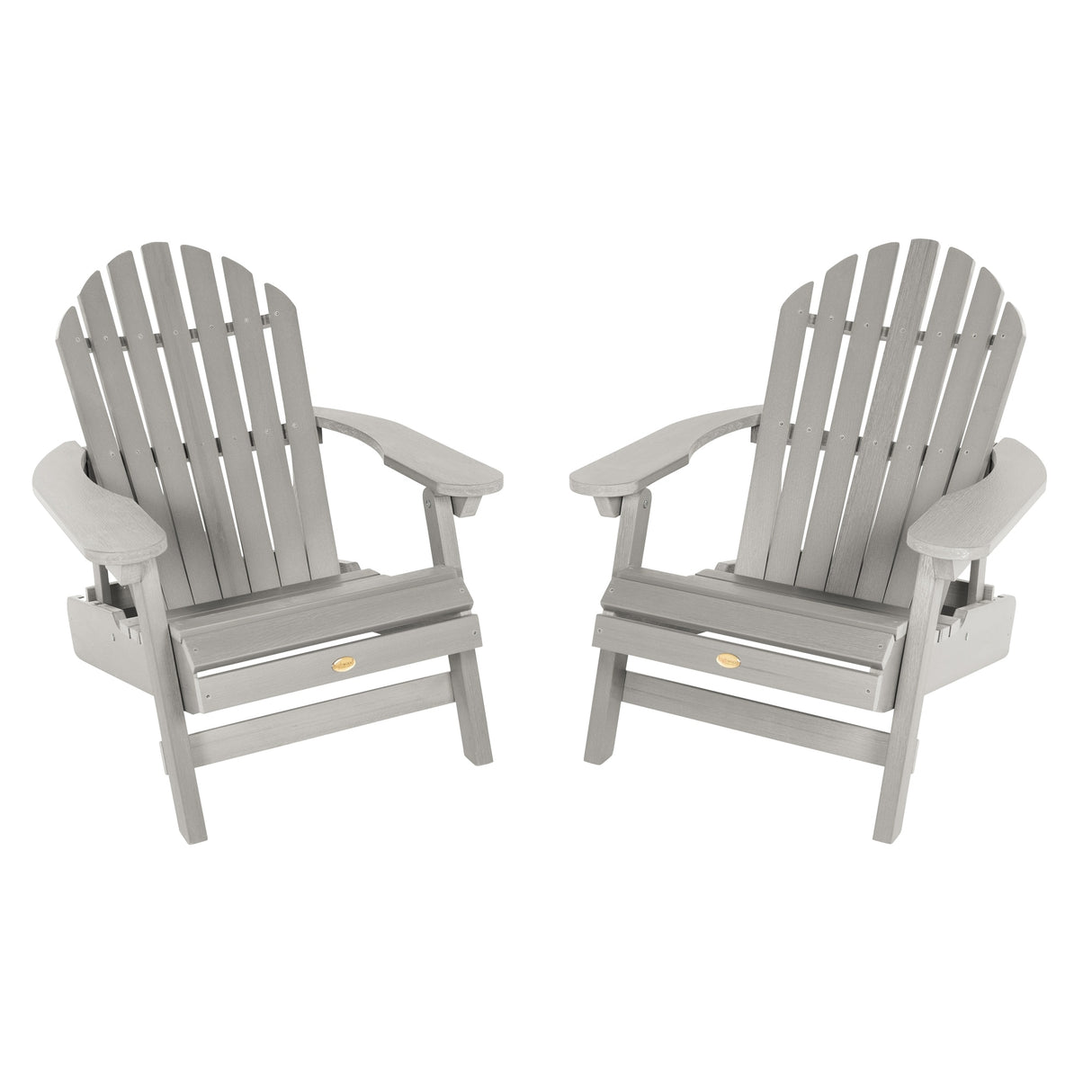 Highwood Hamilton Reclining Adirondack Chairs (Set of 2)