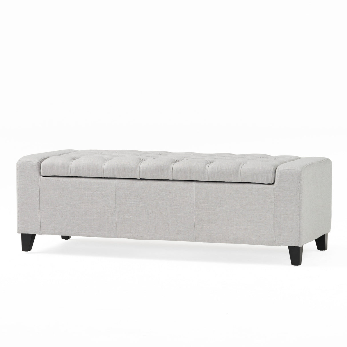 Hikaru Fabric Storage Ottoman by Christopher Knight Home