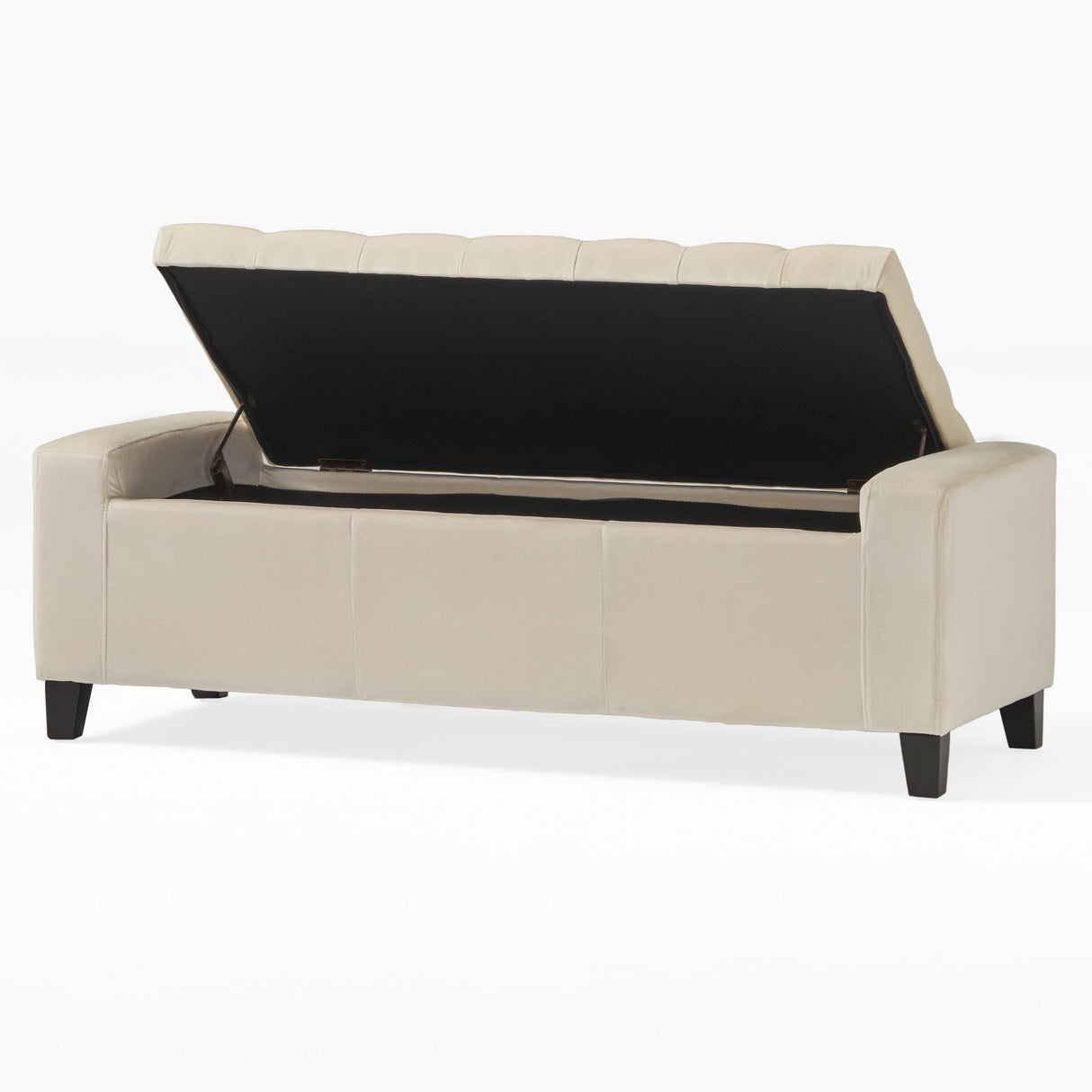 Hikaru Fabric Storage Ottoman by Christopher Knight Home