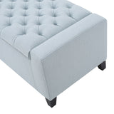 Hikaru Fabric Storage Ottoman by Christopher Knight Home