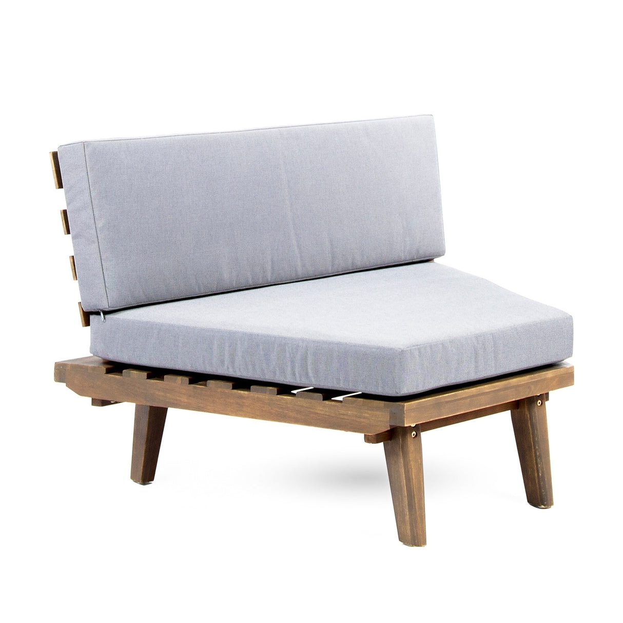 Hillcrest Outdoor V-shaped 4-piece Acacia Sectional by Christopher Knight Home