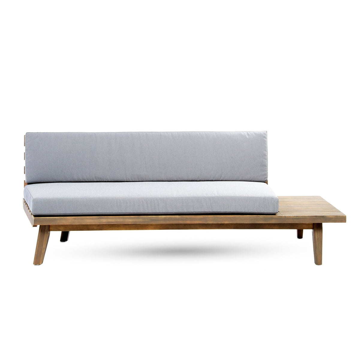 Hillcrest Outdoor V-shaped 4-piece Acacia Sectional by Christopher Knight Home