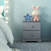 Hillsdale Furniture Baylor Wood 2-Drawer Nightstand
