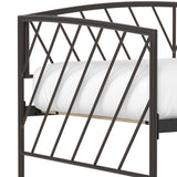 Hillsdale Furniture Essex Twin Metal Daybed, Gray Bronze