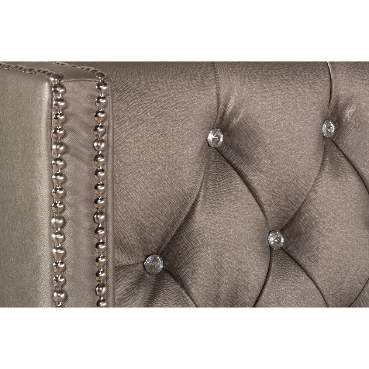 Hillsdale Furniture Memphis Upholstered Bed, Pewter