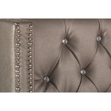Hillsdale Furniture Memphis Upholstered Bed, Pewter