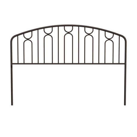 Hillsdale Furniture Riverbrooke Bronze Metal Arch Scallop Headboard