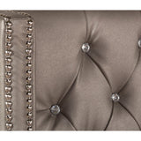 Hillsdale Furniture Memphis Upholstered Bed, Pewter