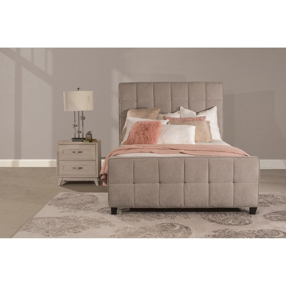 Hillsdale Sylvia Bed Set - King - Silver
