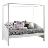 Hillsdale Tinley Park Full Canopy Daybed, Soft White