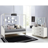 Hillsdale Tinley Park Full Canopy Daybed, Soft White