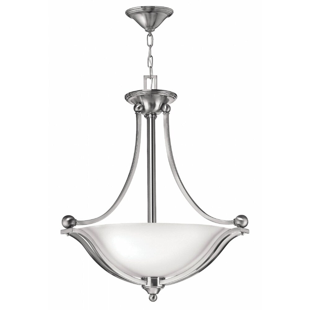 Hinkley Bolla LED Chandelier in Brushed Nickel
