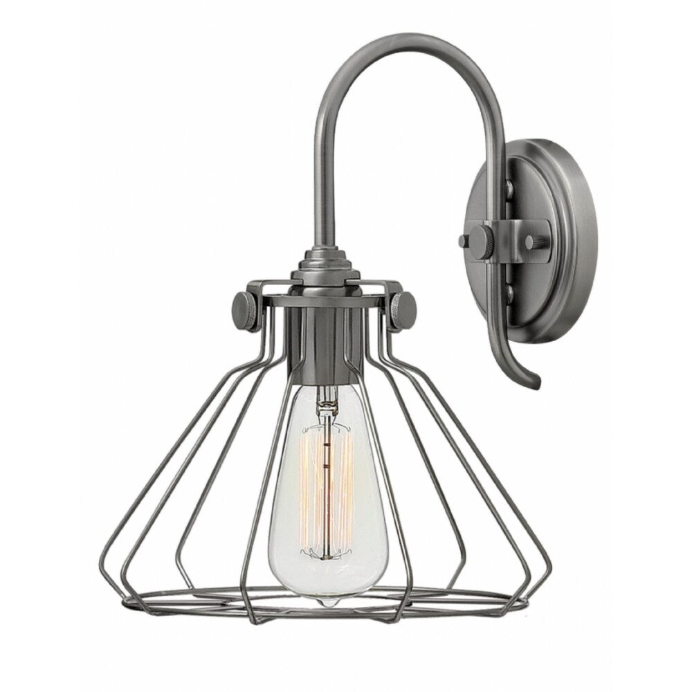 Hinkley Congress 1-Light Sconce in Antique Nickel