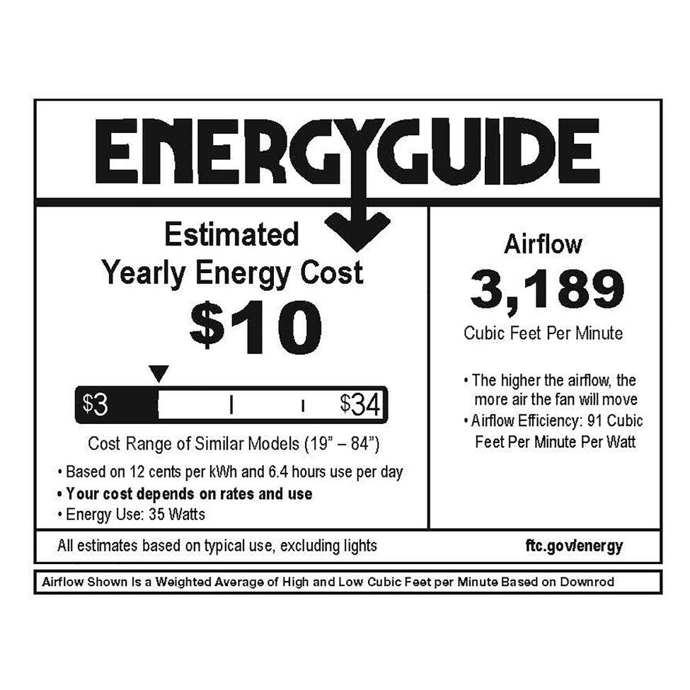 Hinkley Metro Wet Outdoor Ceiling Fan - Metallic Matte Bronze - 52"
