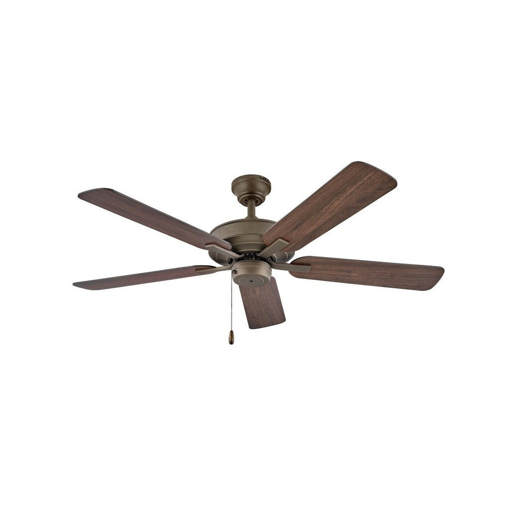 Hinkley Metro Wet Outdoor Ceiling Fan - Metallic Matte Bronze - 52"