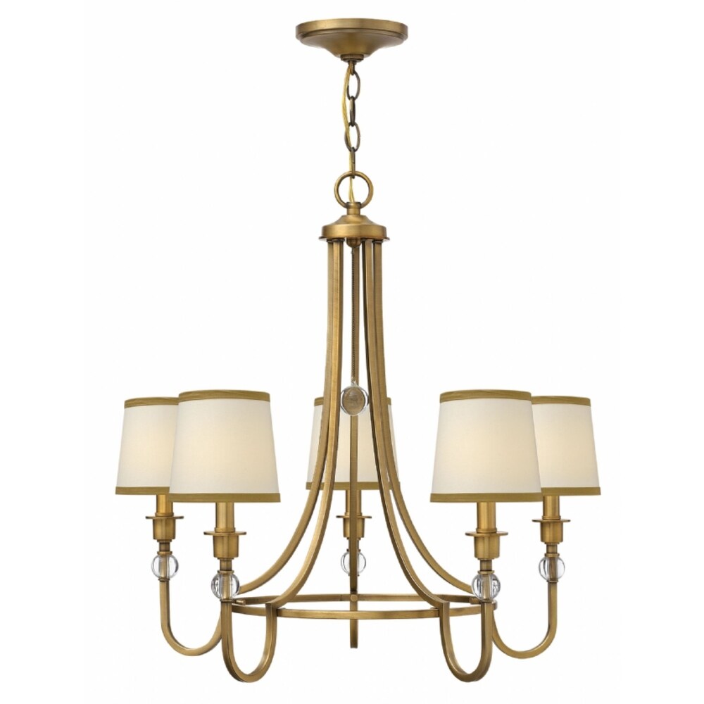 Hinkley Morgan 5-Light Chandelier in Brushed Bronze