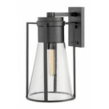 Hinkley Refinery 1-Light Outdoor Wall Mount in Black
