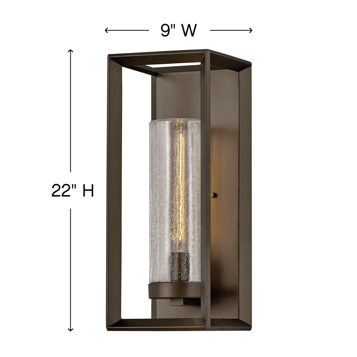 Hinkley Rhodes Large Wall Mount Lantern